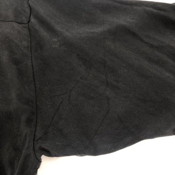 Bobby Chan World Series Poker Silk Button Front Shirt XL Black Ivory Stripe WSOP - Picture 8 of 13